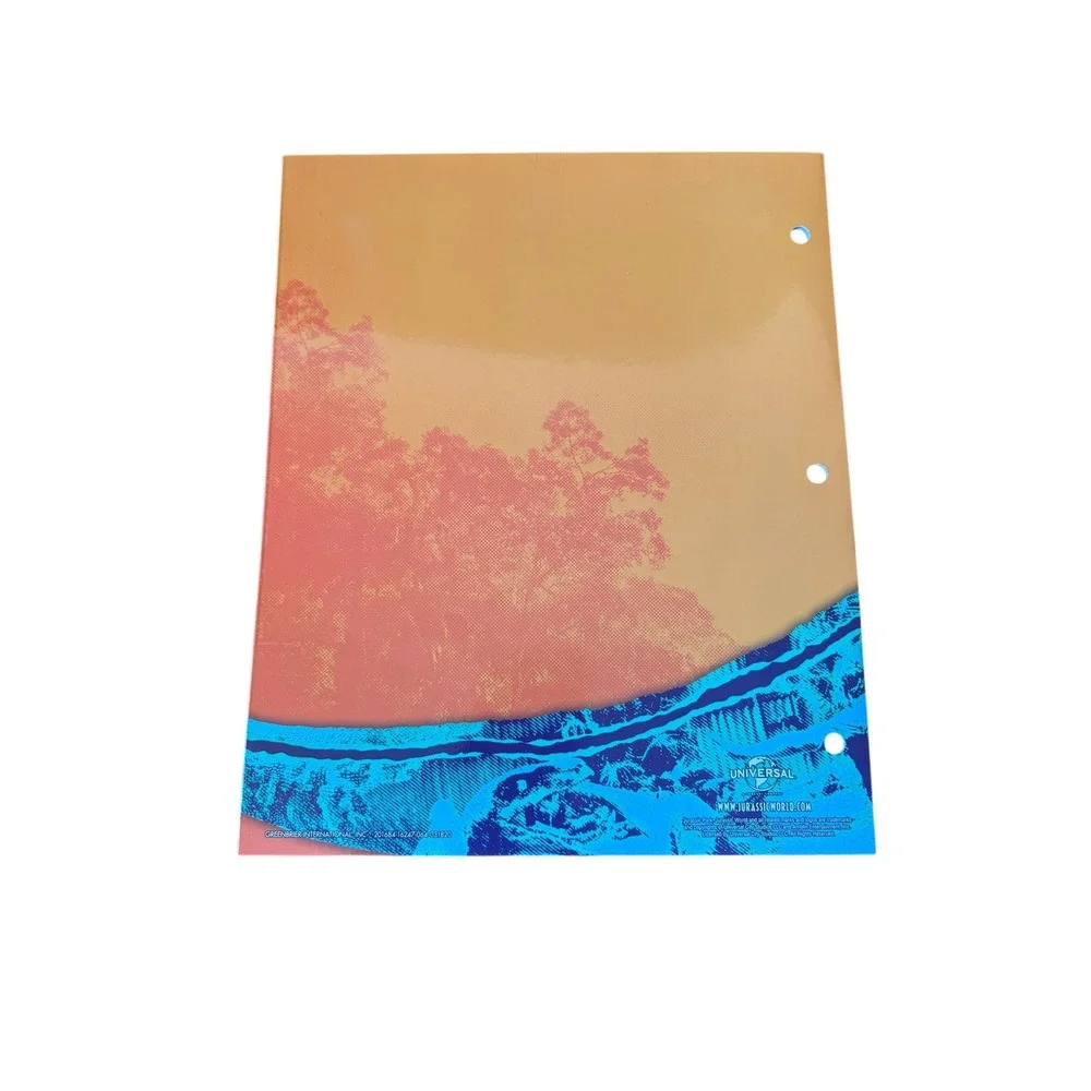 Jurassic World Blue Raptor‎ 3 Ring Binder Folder Dinosaur School Binder